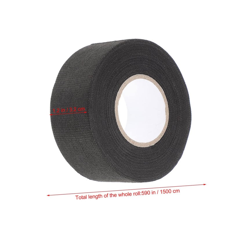 High Temp Wire Harness Tape 2 Rolls 1500X3 2CM Black Heat Resistant for Car - Image 3